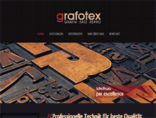 Tablet Screenshot of grafotex-leipzig.de